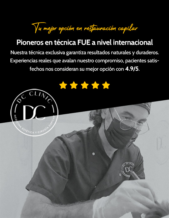 Pioneros en técnica FUE a nivel internacional